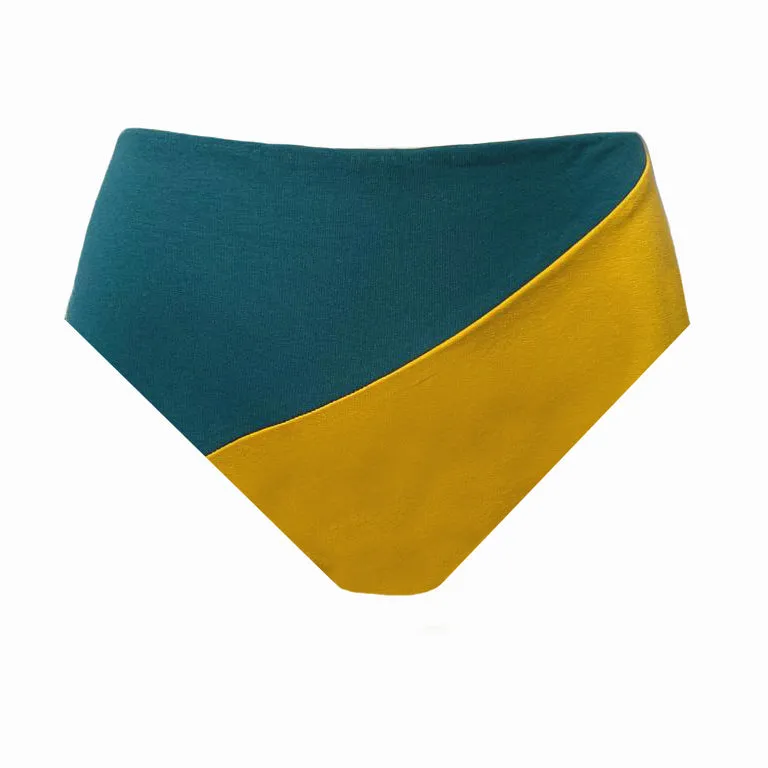 {Mustard and Emerald} Organic Half and Half Full Brief