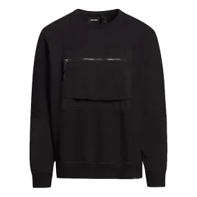 NEMEN JYNX CHEST POCKET SWEATSHIRT-INK BLACK