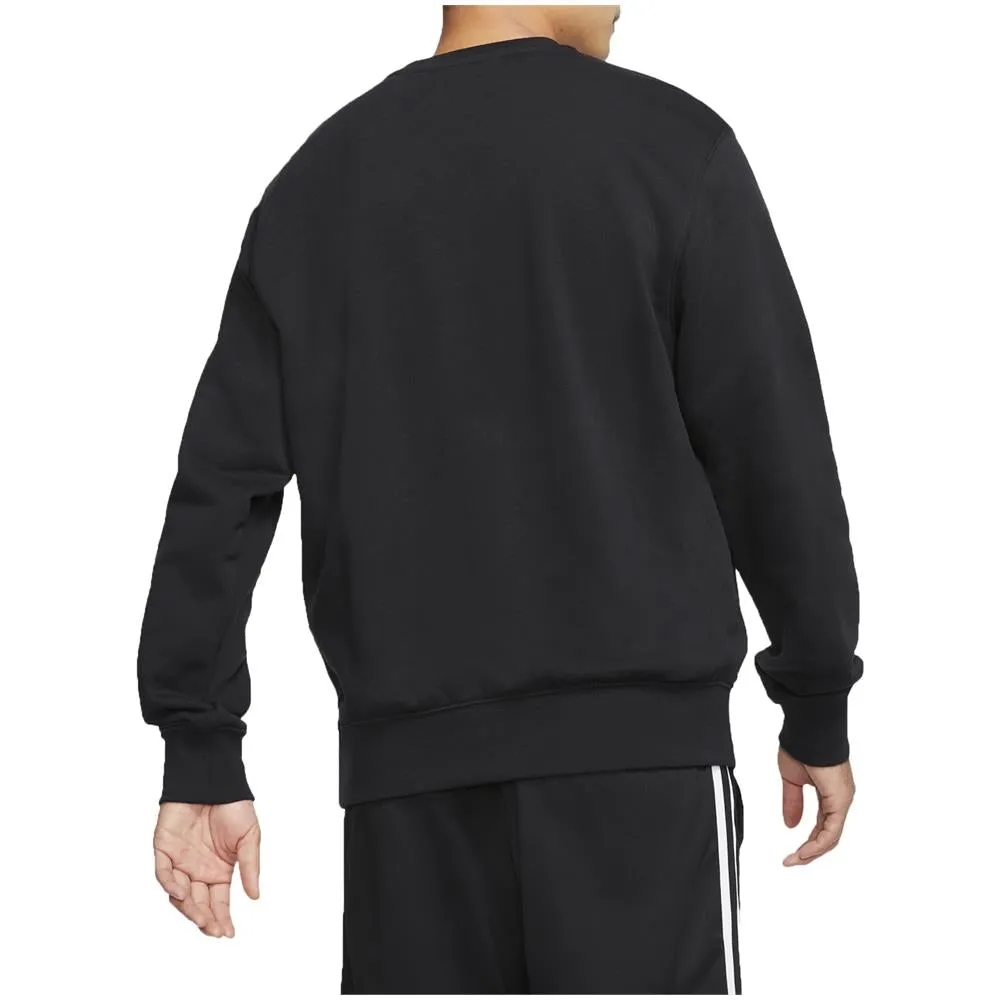 Nike Sportswear Club men's crewneck brushed sweatshirt BV2666 010 black