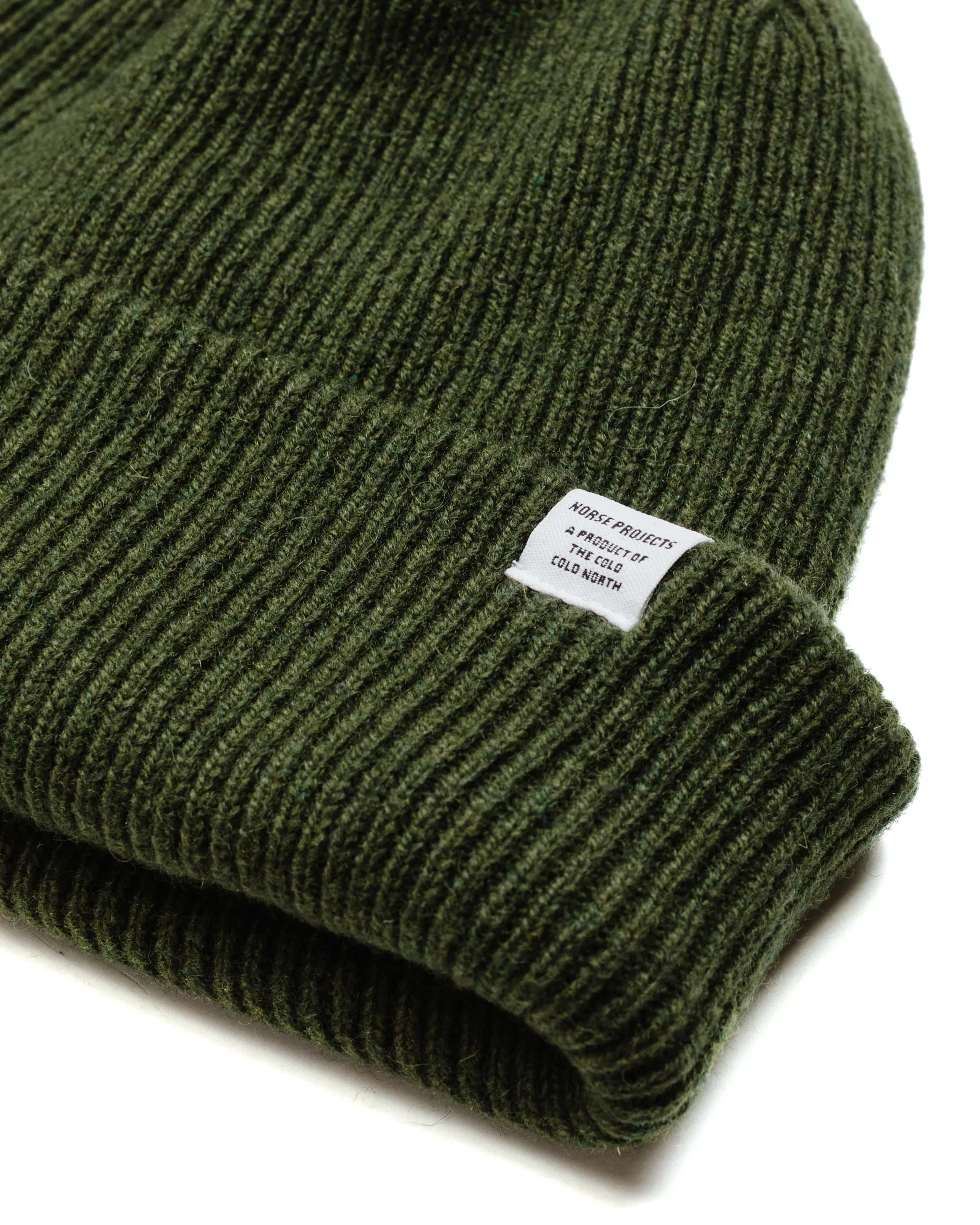 Norse Projects Norse Beanie Army Green