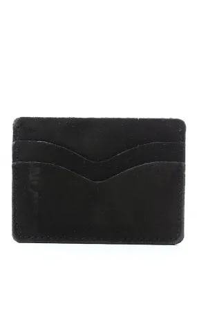 O174852 Multi-Slots Suede Cards Holder - Black