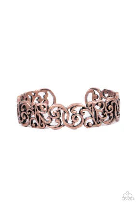 Paparazzi Wild Vineyards - Copper Cuff Bracelet