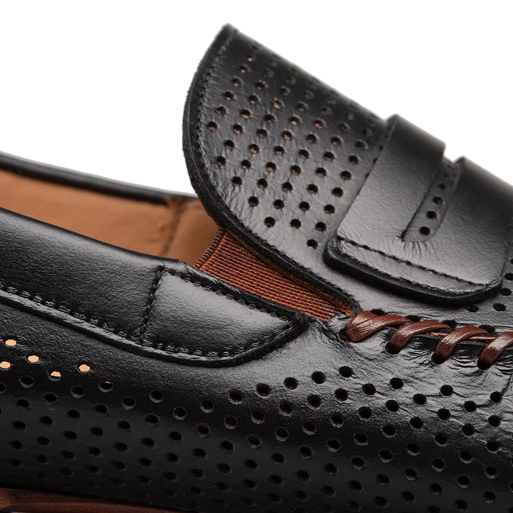 Perforated Penny Moccassin