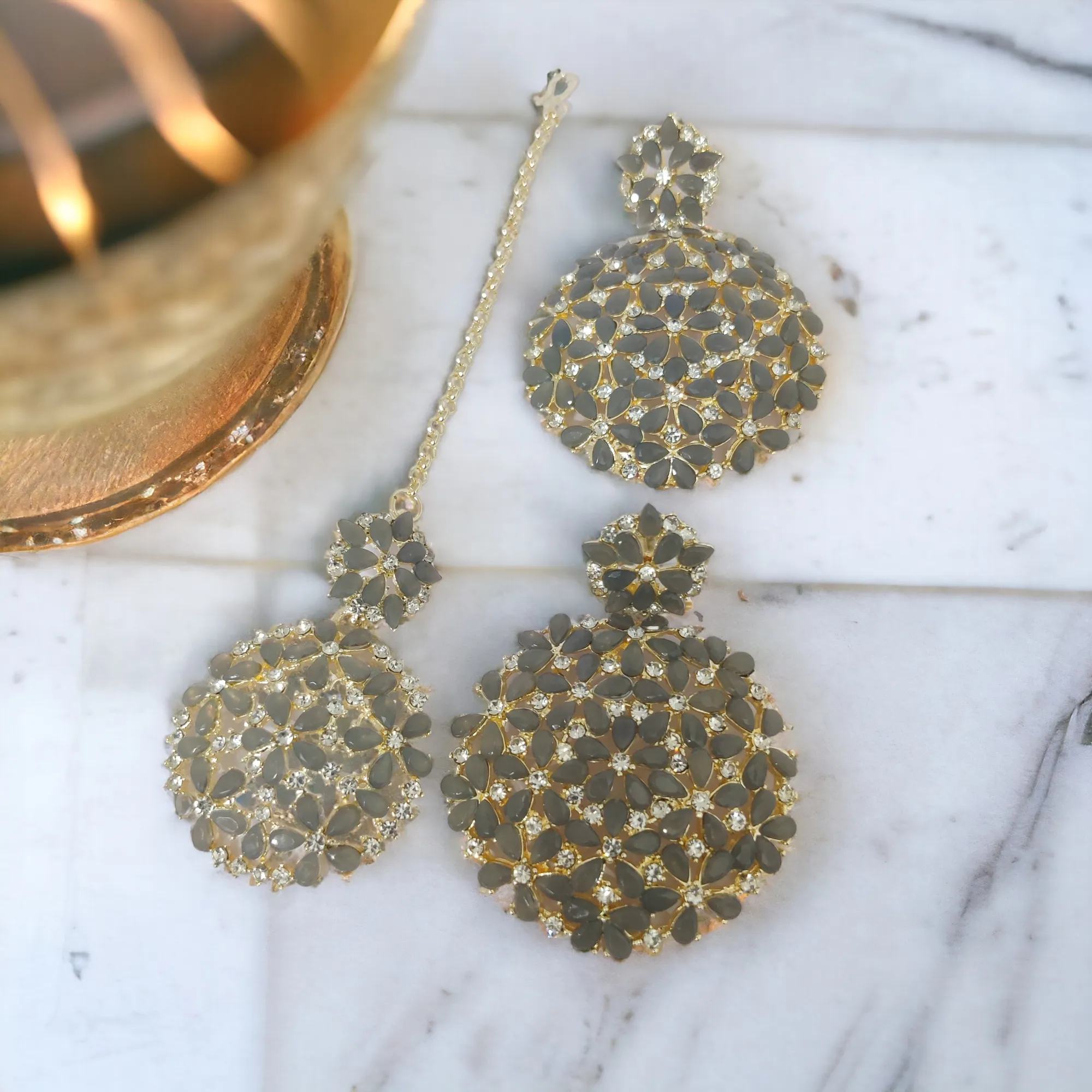 Radiant Earring With Tika Combo