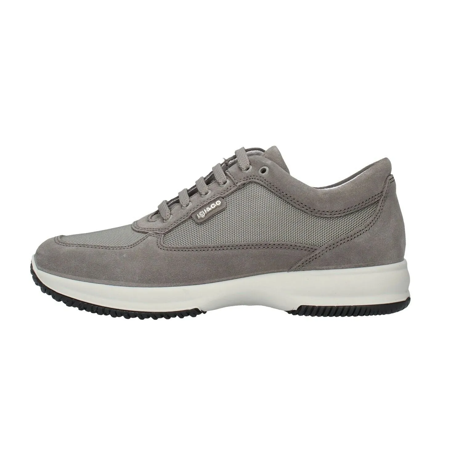 Scarpe uomo IGI&CO - Art. 5117211-Sneakers grigio scamosciato casual