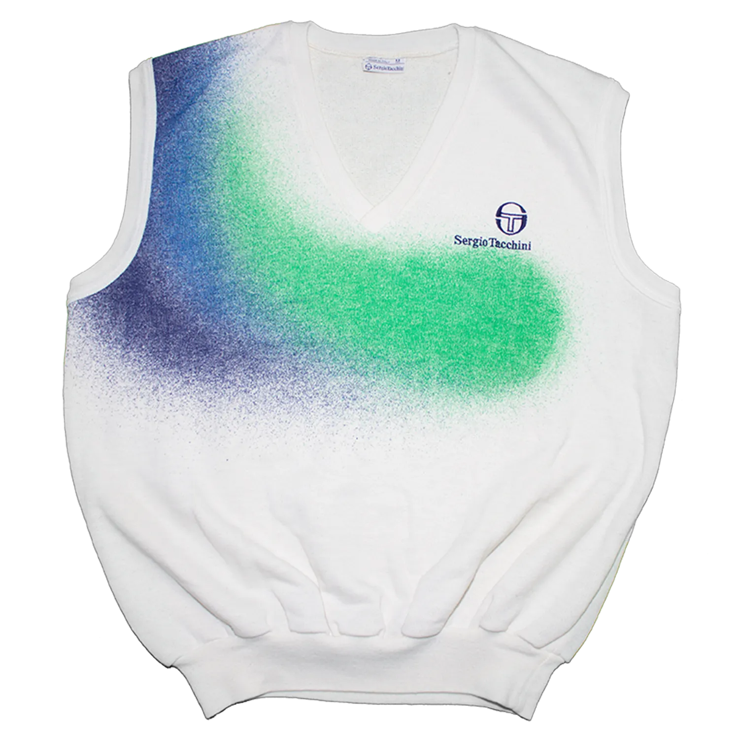 Sergio Tacchini Embroidered Small Logo Graphic Vest (M)