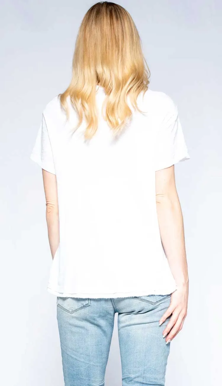 Shrunken Crew Rib Back Tee