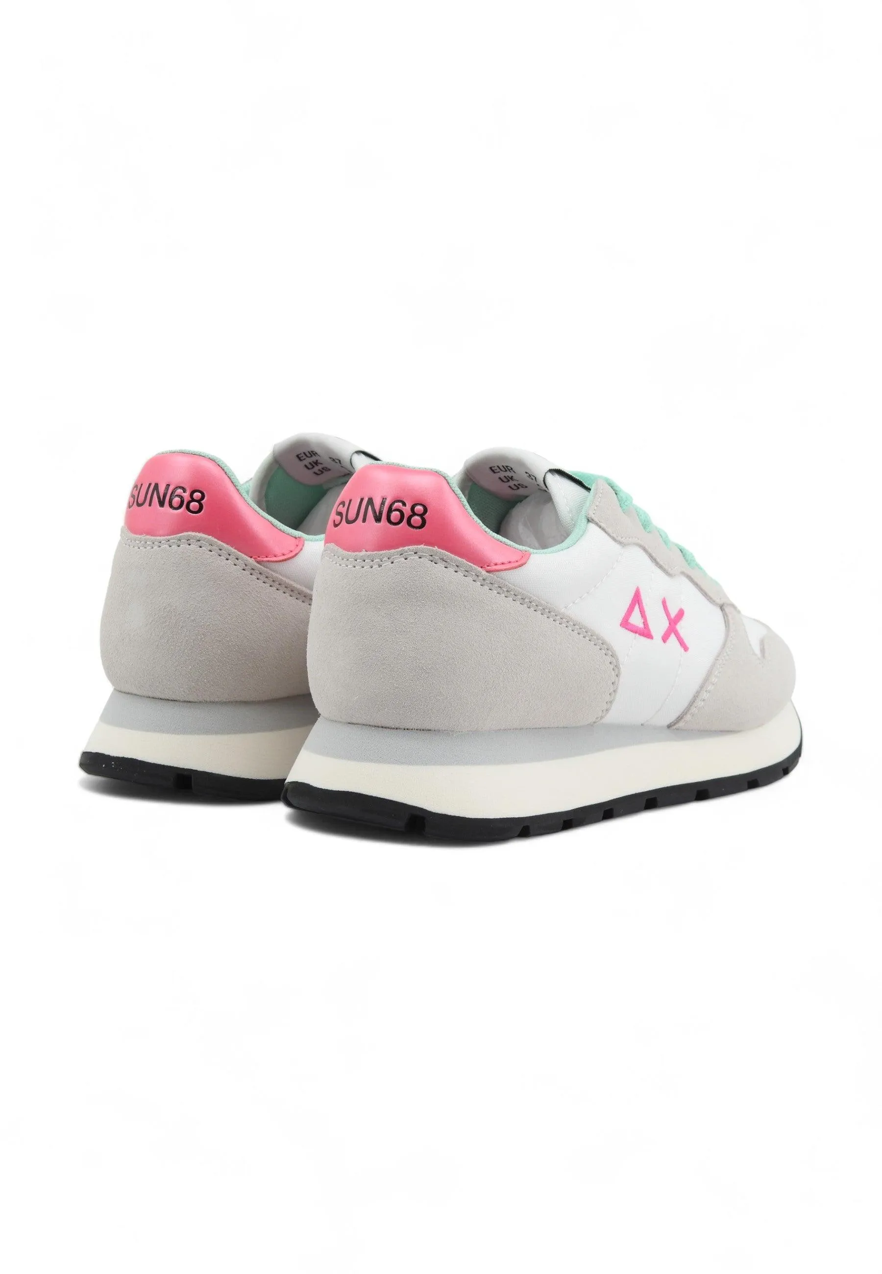 SUN68 Ally Solid Sneaker Donna Bianco Z34201