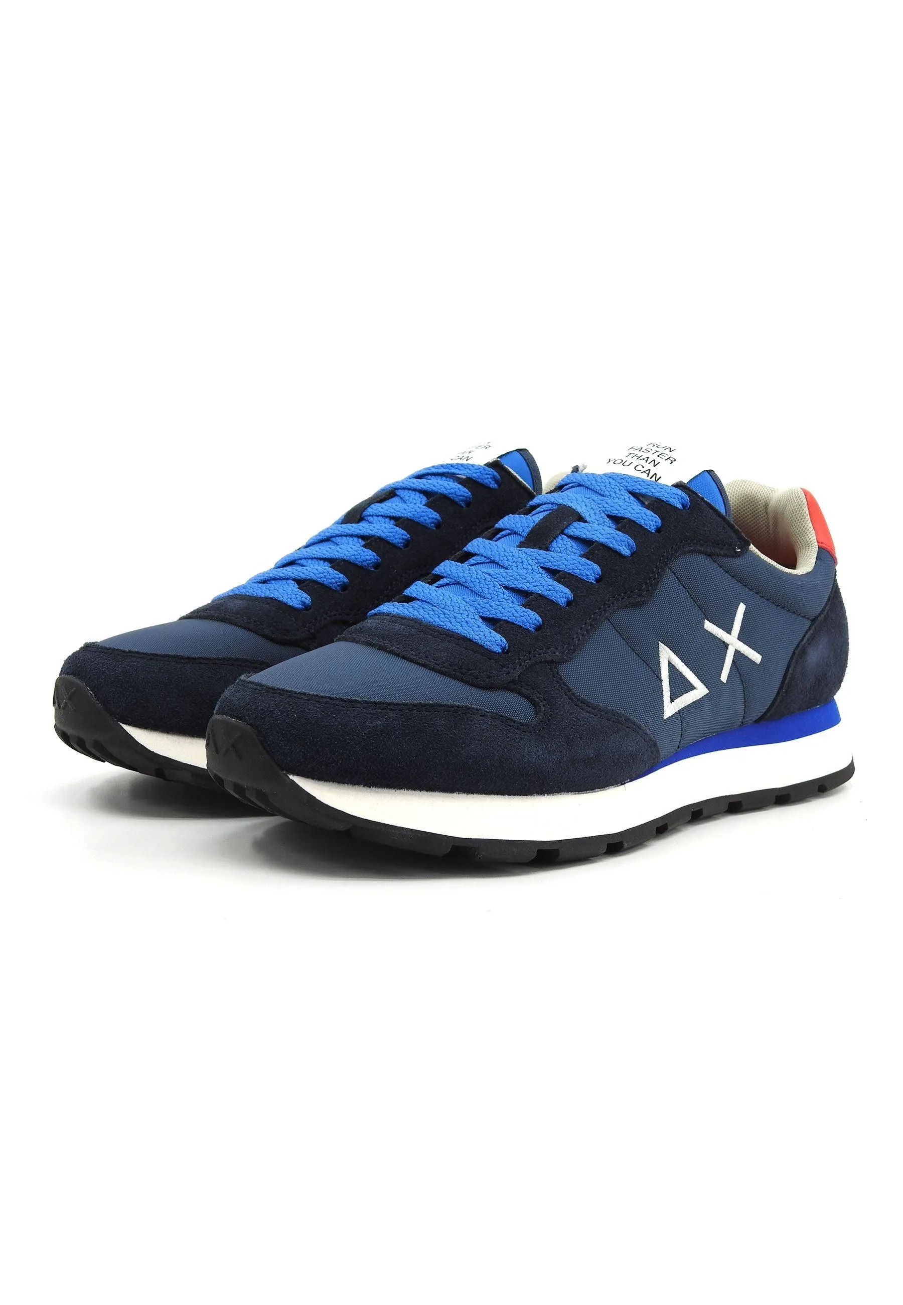 SUN68 Tom Solid Sneaker Uomo Navy Blue Z34101