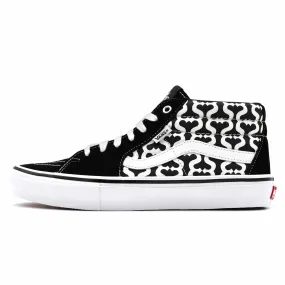 SUPREME X VANS SKATE GROSSO MID MONOGRAM S LOGO BLACK SS21