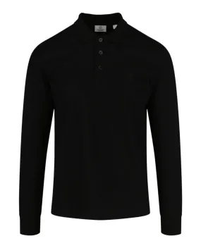 'TB' Long Sleeve Polo