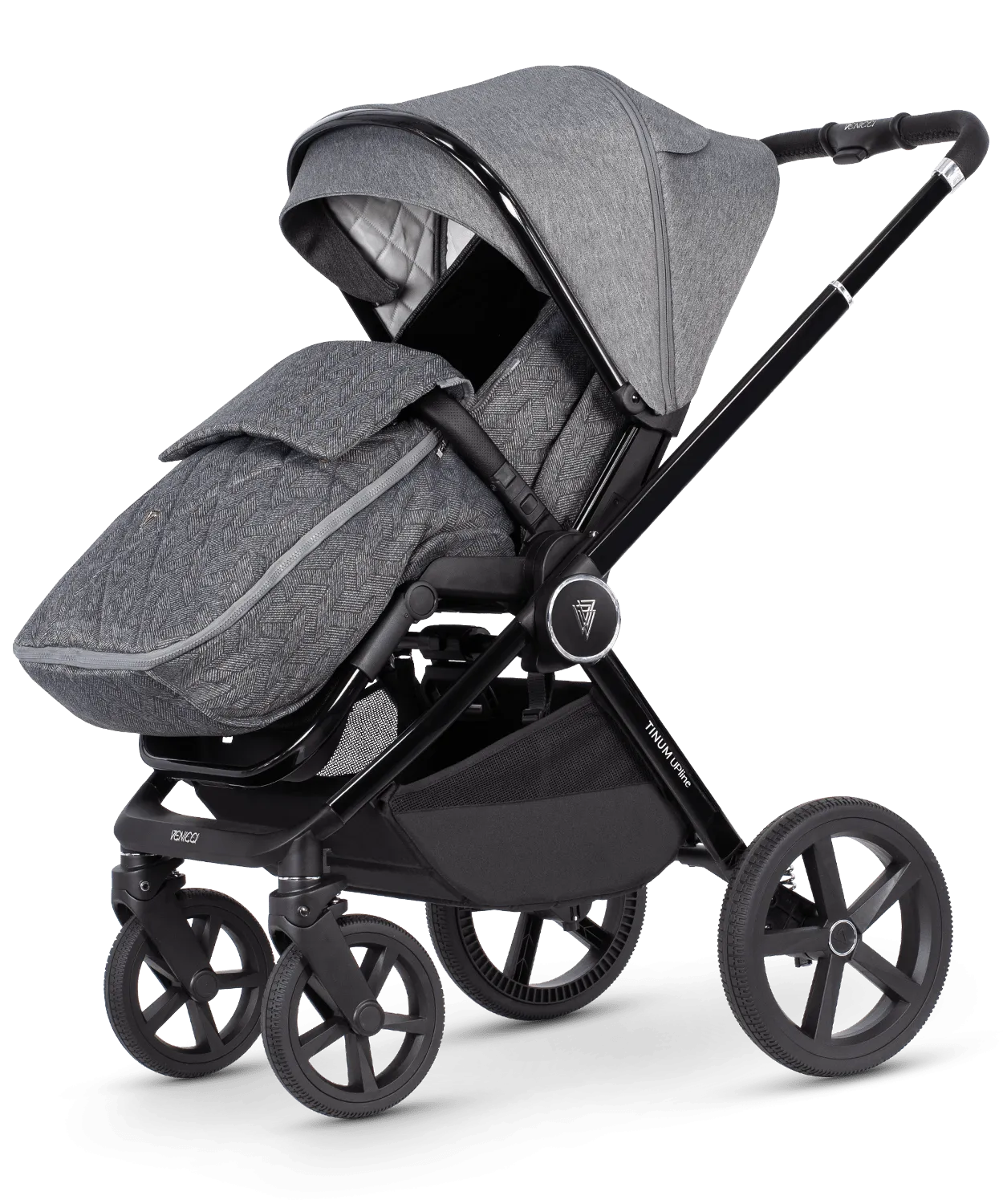 Venicci 3 in 1 Tinum UPLINE Cabriofix i-Size Travel System - Slate Grey