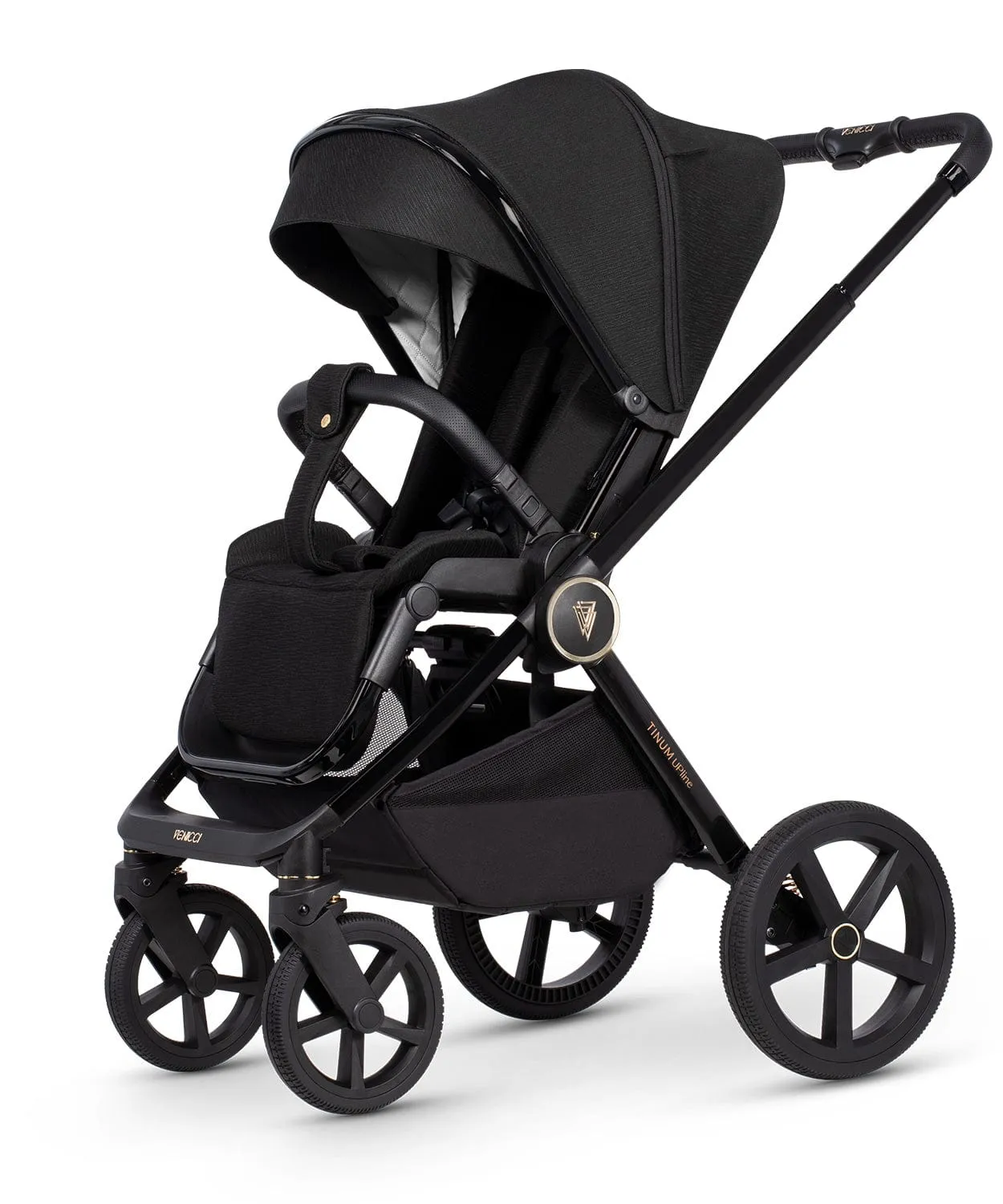 Venicci 3 in 1 Tinum UPLINE Cloud T Travel System - All Black