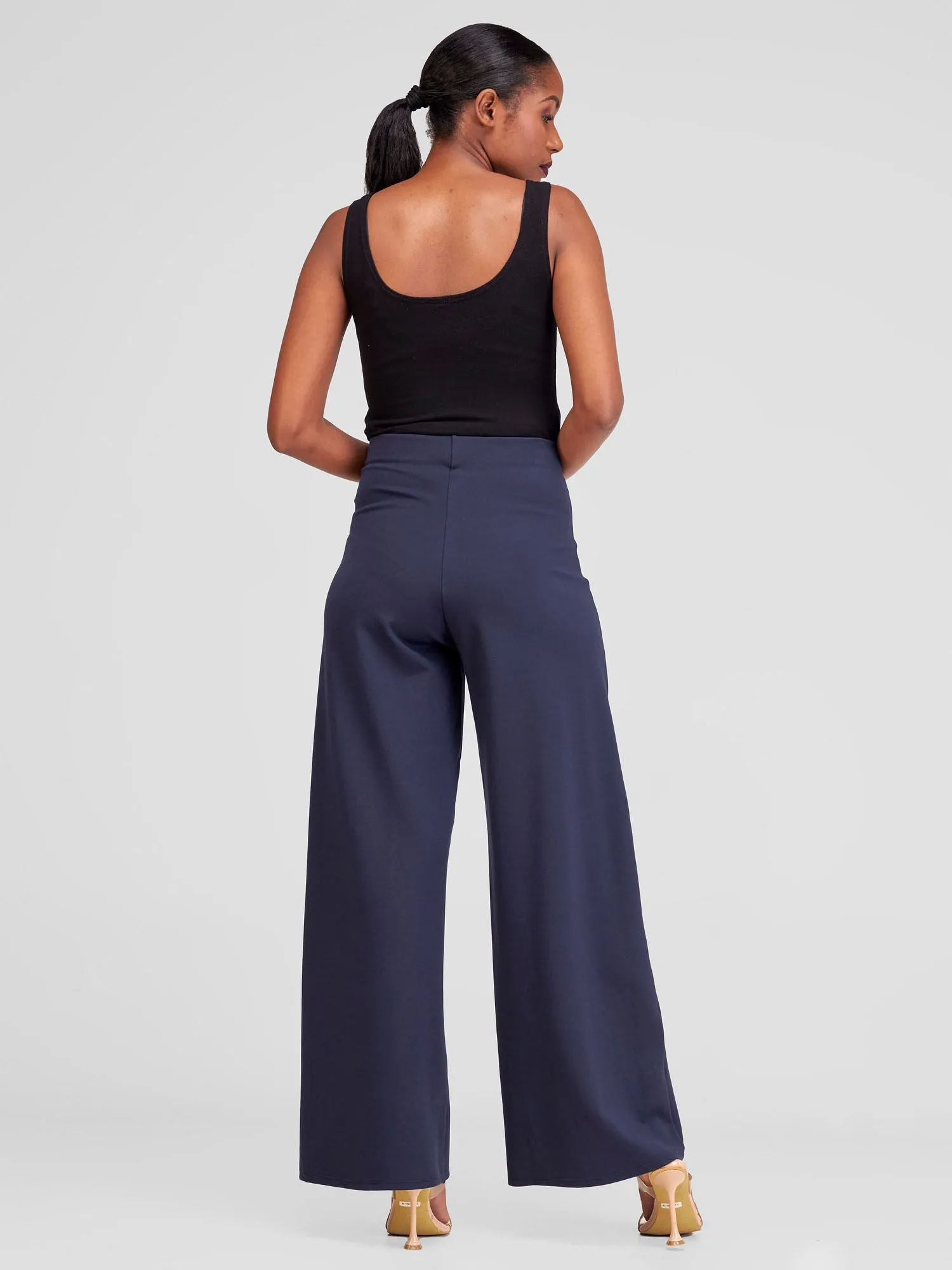 Vivo Upe Wide Leg Pants - Navy