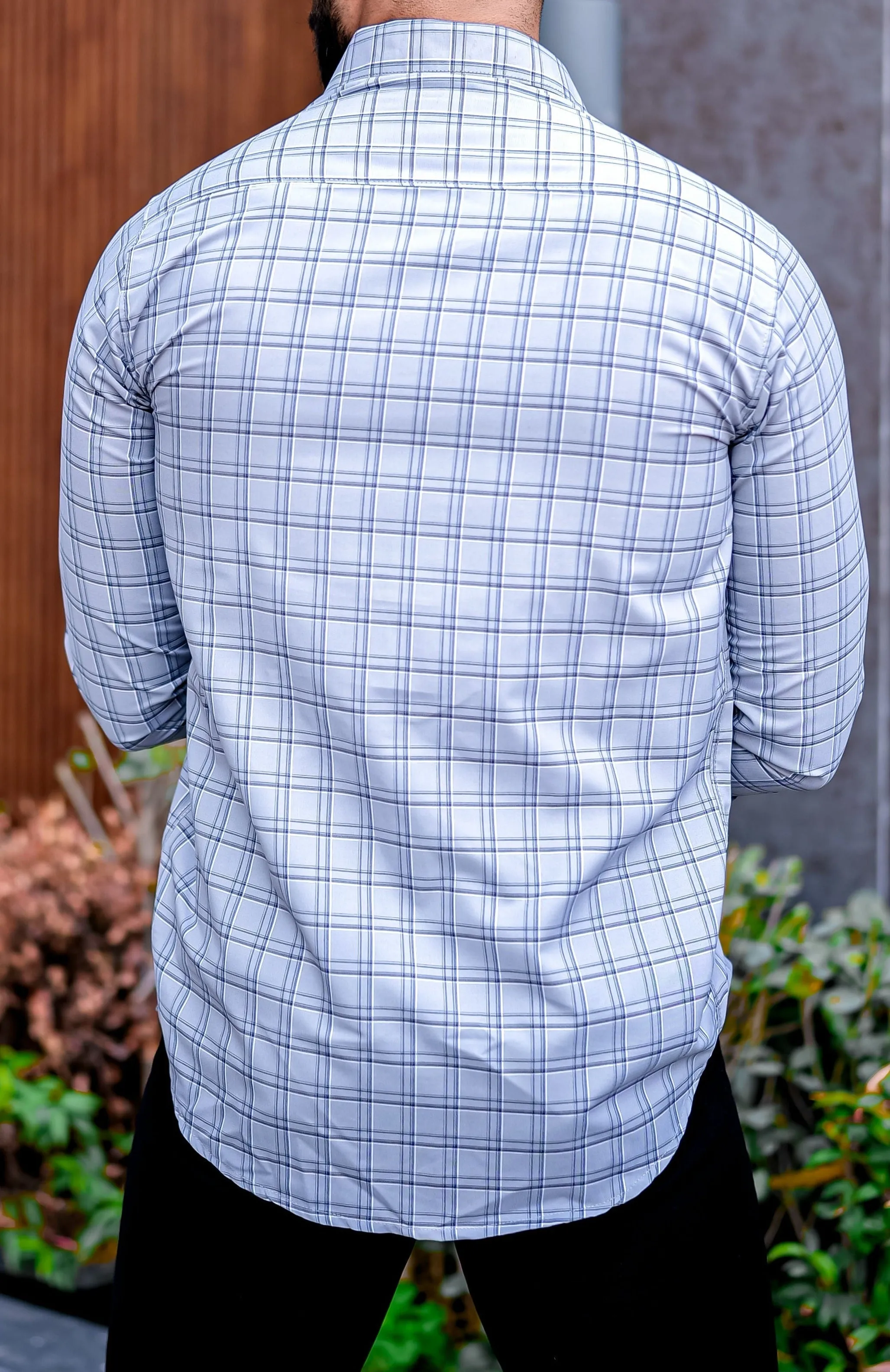 VOZIA Dawn Checked Button-Up Men's Men's Shirt