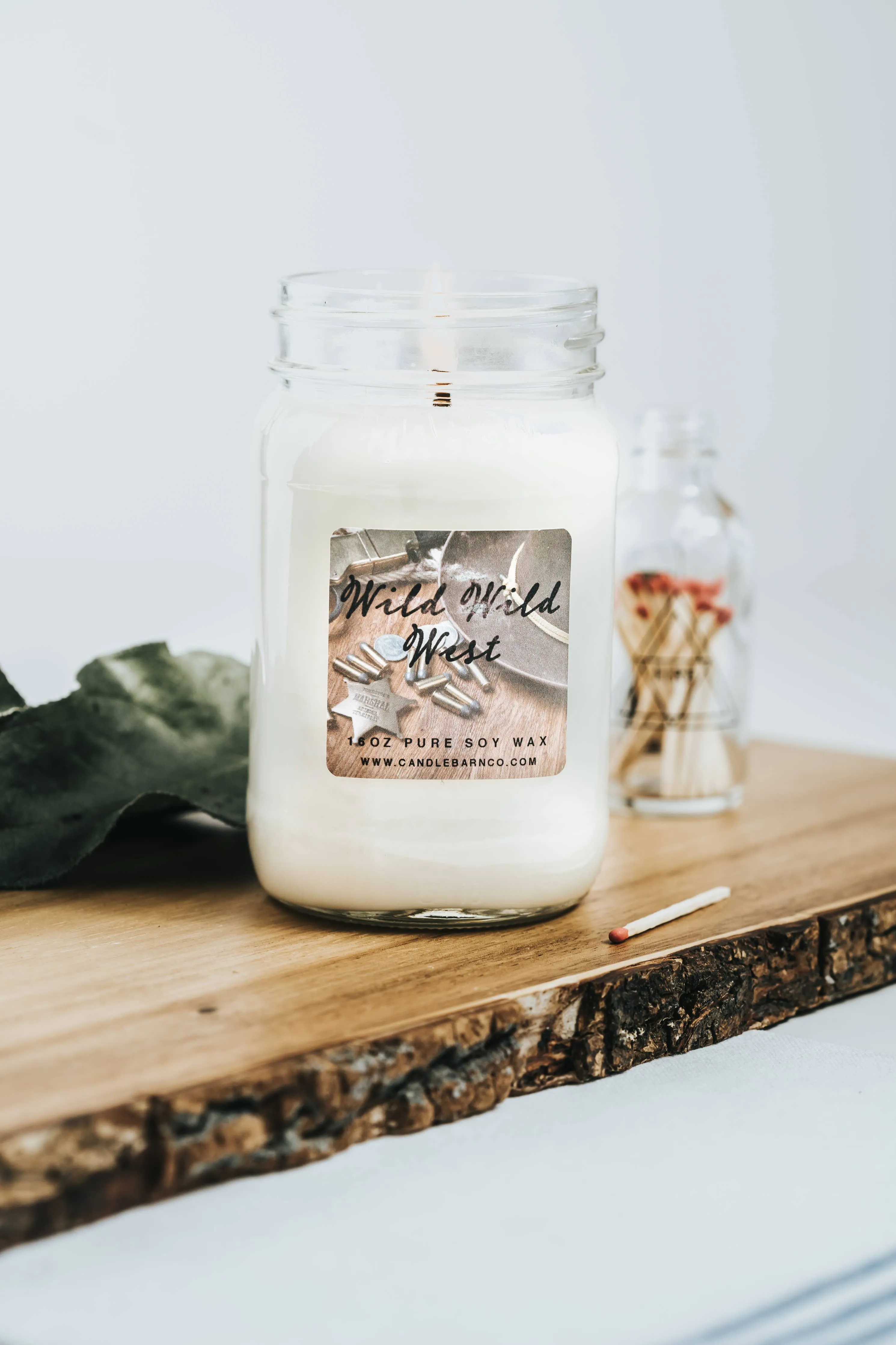 WILD WILD WEST | 16oz Mason Jar | 100% Pure Soy Candle