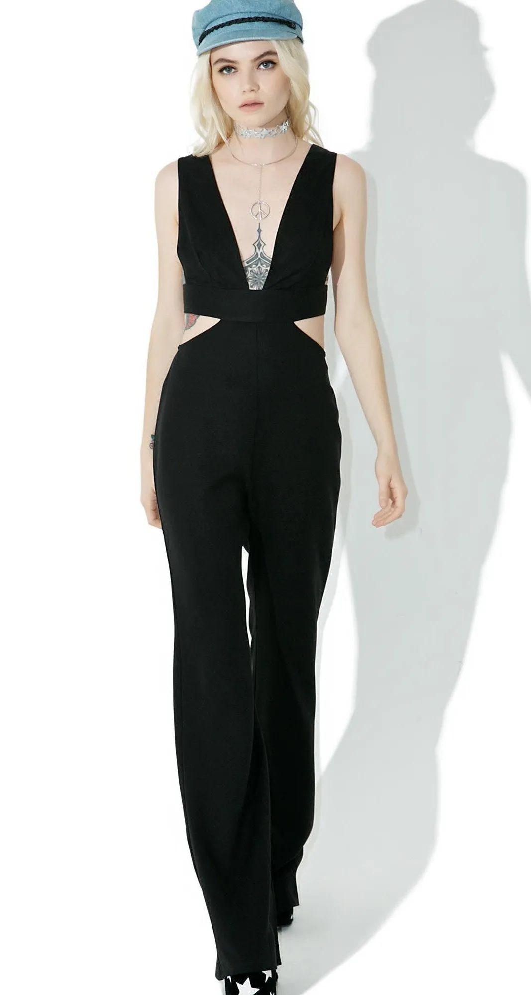 Wildfox Salty Blonde Jumpsuit Black